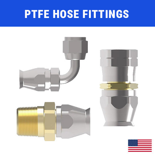 PTFE Hose Fittings Made in the USA.