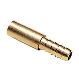 0165 08 12 by Parker | Legris Complementary Compression Fittings | 8 mm Tube OD x 10 mm Barbed | 37.5 mm Length | Straight | Brass | Pack of 10