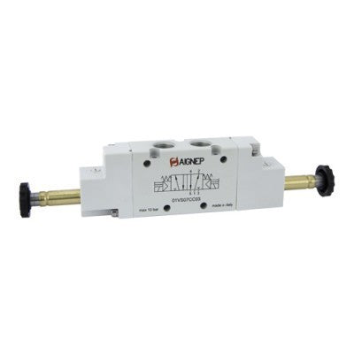 01VS150005N by AIGNEP | 01V Control Valves Series | 5 port/4 way/2 position | Double Solenoid Pilot | 1/2" Female NPTF