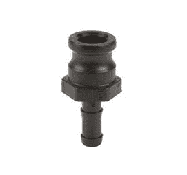 050E by Banjo | Cam Lever Coupling | Part E | 3/4" Male Adapter x 1/2" Hose Shank | 300 PSI | No Gasket | Polypropylene | Pack of 10