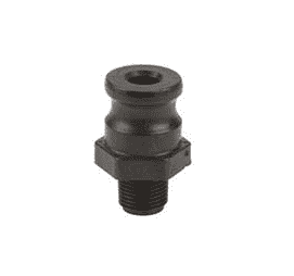 075F by Banjo | Cam Lever Coupling | Part F | 3/4" Male Adapter x 3/4" Male NPT | 300 PSI | No Gasket | Polypropylene | Pack of 10