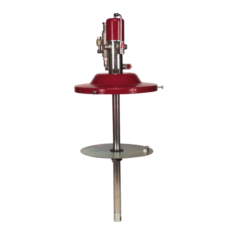 331378-H1 by Alemite | Grease Pump | Pneumatic Standard Duty - Stationary | Material Outlet: 3/8" Female NPTF | Container Size: 20kg