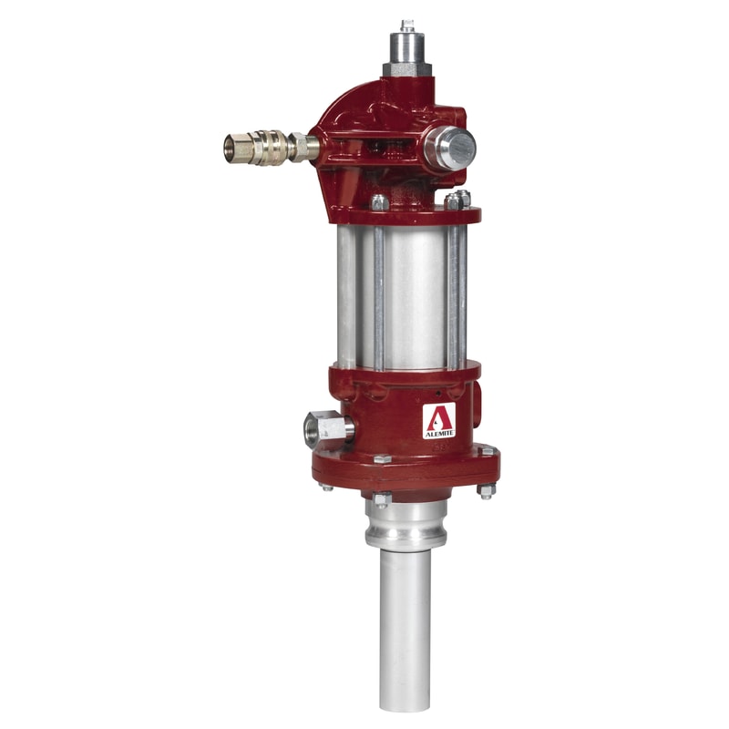 7736 by Alemite | Grease Pump | Pneumatic Industrial | Drum size: Bulk | Material Outlet: 1/4" Female NPTF | 100 PSI