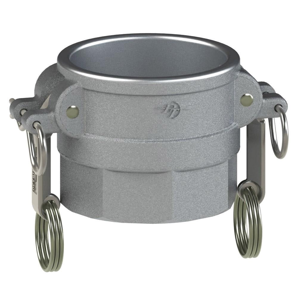 1000412SL (12DSL) by PT-Coupling | STA-LOK® Cam & Groove Adapter | Type DSL | 1-1/4" Coupler x 1-1/4" Female NPT | Aluminum/HBS | Buna-N Seal