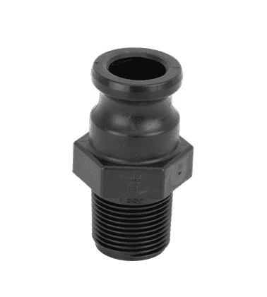 100FB by Banjo | Cam Lever Coupling | Part F | 1" Male Adapter x 1" Male Thread BSP | 75 PSI | Polypropylene | Pack of 10