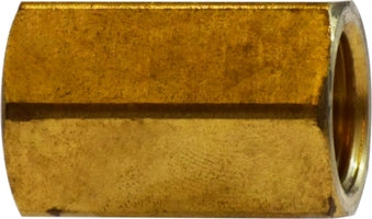 10135 by Midland | SAE 45° Flare Fitting | Union | 1/4" Female SAE 45° Flare x 1/4" Female SAE 45° Flare | Brass