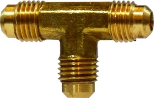 10162 by Midland | SAE 45° Flare Fitting | Union Forged | 1/2" Male SAE 45° Flare | Tee | Brass