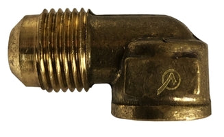 704050-0808 by Midland | Lead Free 45° SAE Flare Fitting | 1/2" Male Flare x 1/2" Female Pipe | 90° Elbow | Brass | Replaces: 10325LF