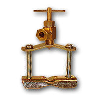 709195-04 by Midland | Lead Free Needle Valve | Valve with Saddle Fits | 1/4" Tube OD | Brass | Replaces: 46091LF