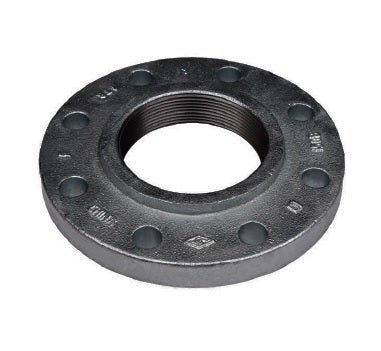 108092 by Midland | Reducing Threaded Companion Flange | 6" x 4" | Class 125 Pattern | Black Ductile Iron