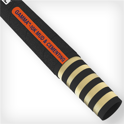 HS10K-32 by Texcel | GAMMA™ Series | 10K Mud & Cementing Hose | 2" Hose ID | 10,000 PSI | Black | 200ft Length