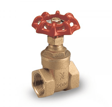 114E41 by RuB Inc. | Gate Valve | 3/4" Female NPT x 3/4" Female NPT | Heavy Pattern | Brass | Pack of 14