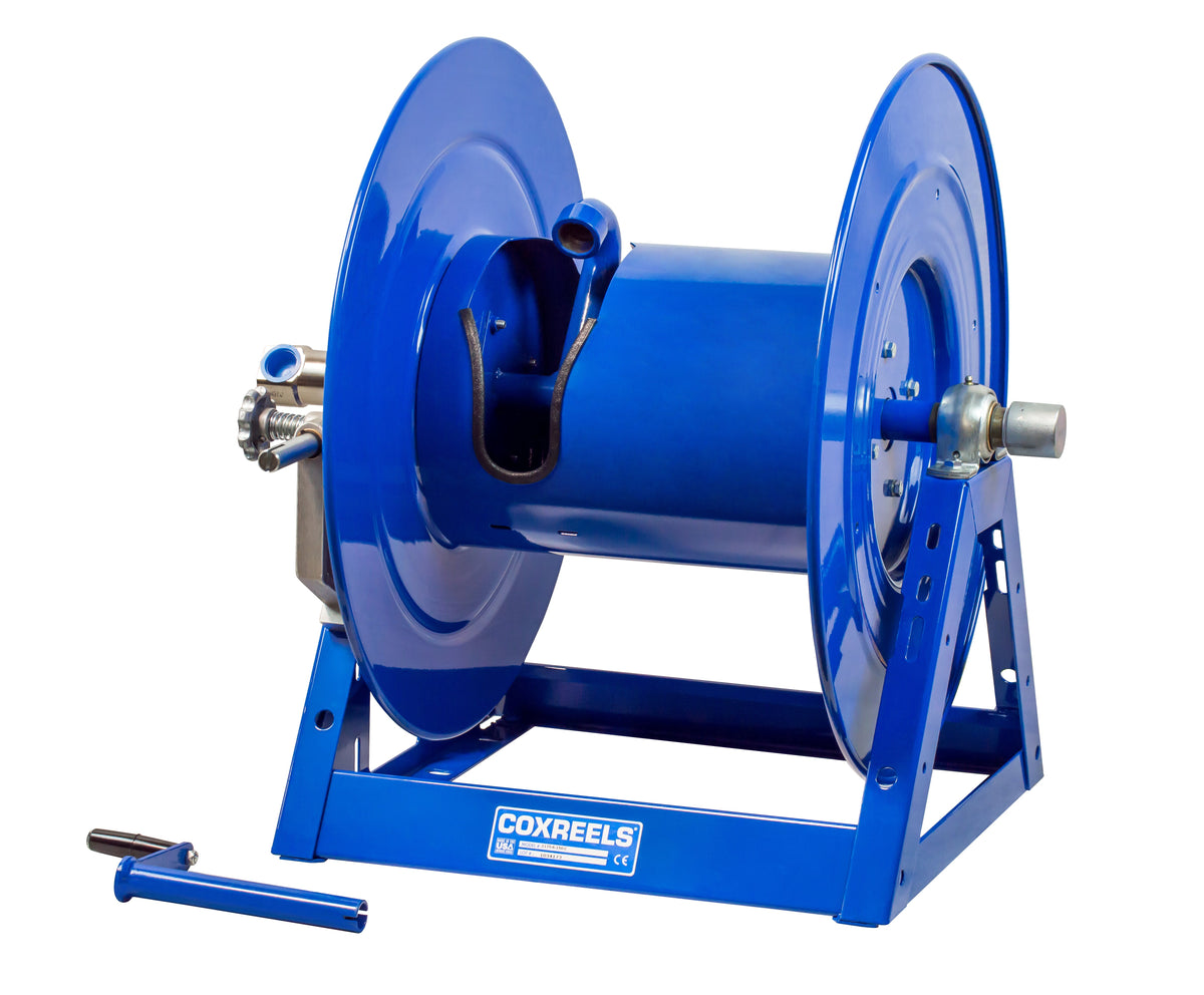 1175-6-125-C by Coxreels | 1175 Series | 3,000 PSI Hand Crank Hose Reel | 1" Hose ID, 1" FNPT Inlet | Steel | 125ft Capacity, Hose Not Included