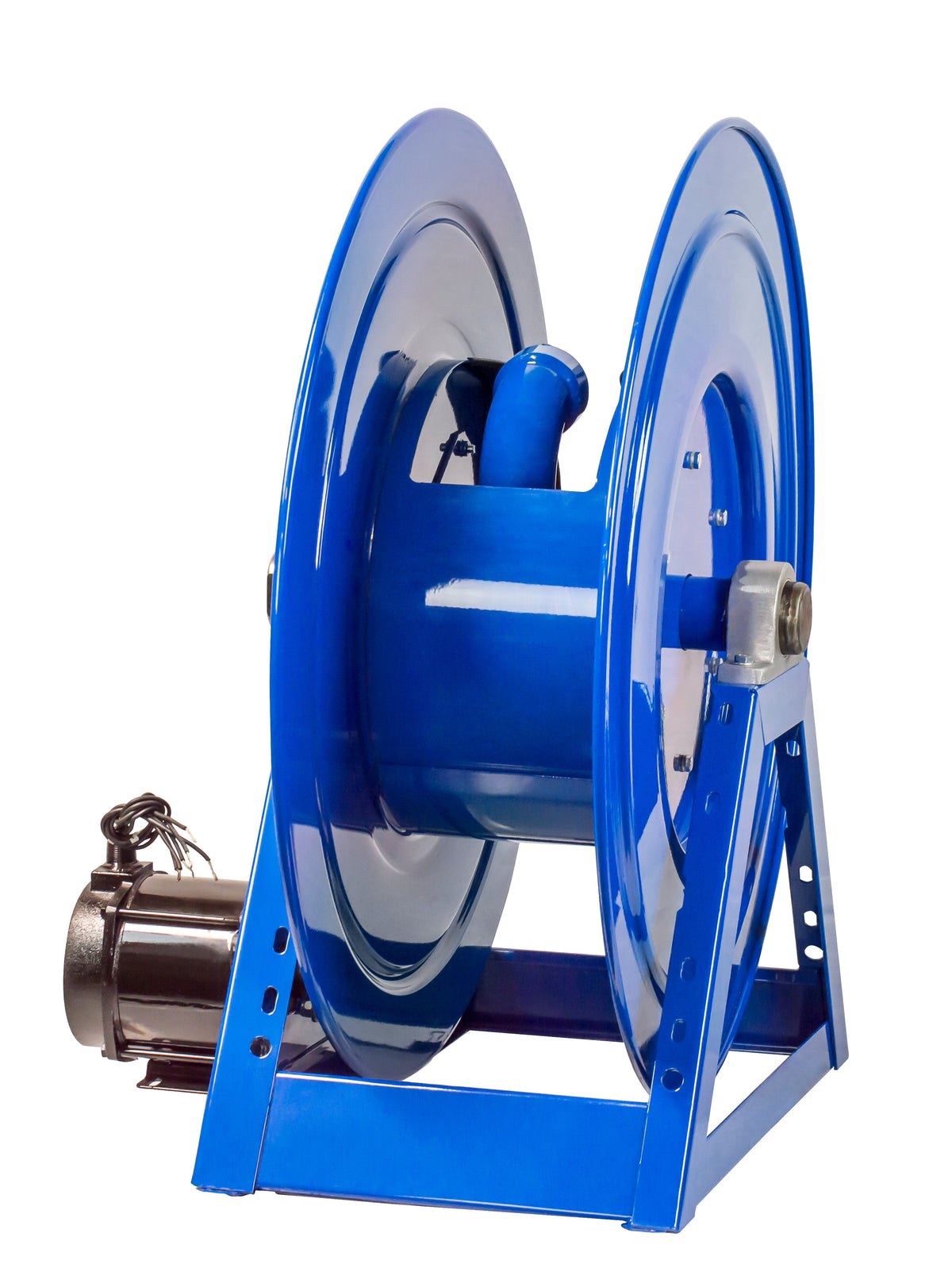 1195-1332-EDV3 by Coxreels | 1195 Series | 1,000 PSI Motor Driven Hose Reel | 12V DC 1/2 HP Explosion Proof Electric Motor | 2" Hose ID, 2" FNPT Inlet | Steel | 75ft Capacity, Hose Not Included