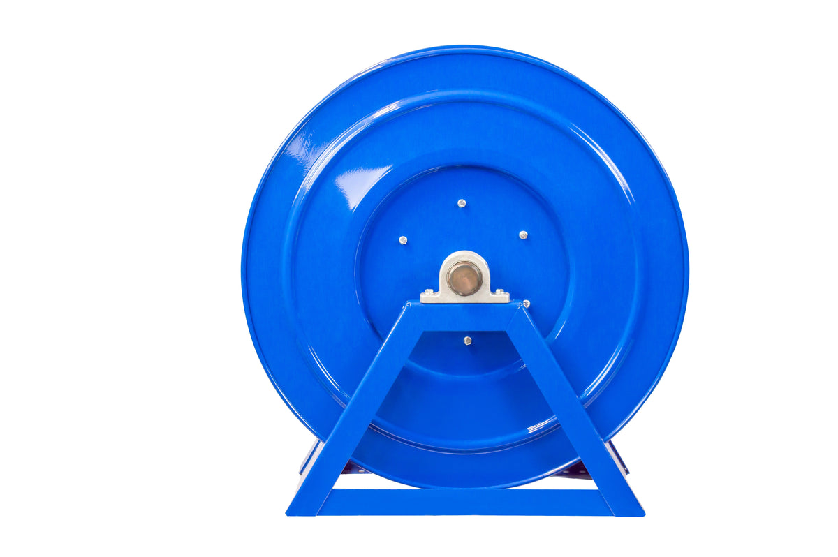 1195-1728-EBV3 by Coxreels | 1195 Series | 1,000 PSI Motor Driven Hose Reel | 24V DC 1/2 HP Explosion Proof Electric Motor | 2" Hose ID, 2" FNPT Inlet | Steel | 60ft Capacity, Hose Not Included
