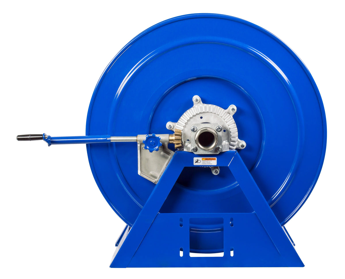 1195-1332-C by Coxreels | 1195 Series | 1,000 PSI Hand Crank Hose Reel | 2" Hose ID, 2" FNPT Inlet | Steel | 75ft Capacity, Hose Not Included