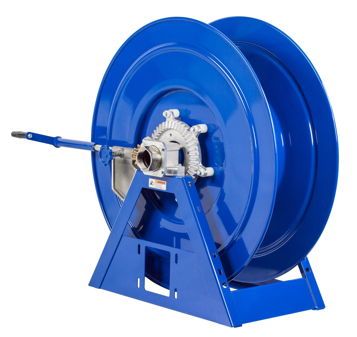 1195-2032-C by Coxreels | 1195 Series | 1,000 PSI Hand Crank Hose Reel | 2" Hose ID, 2" FNPT Inlet | Steel | 115ft Capacity, Hose Not Included