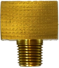 12103 by Midland | Inverted Flare Fitting | Branch | 3/8" Female Inverted Flare x 1/4" Male NPTF | Tee | Brass