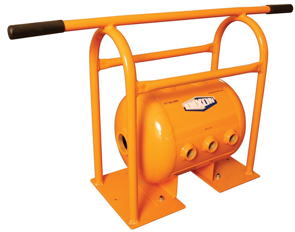 1217AR-4FR by Dixon Valve | ASME Air Tank Receiver Manifold | with Protective Frame Only | 7 Gallon
