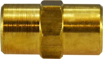 12342 (12-342) by Midland | Metric Hydraulic Brake Fitting | Metric Union | 3/16" British Brake Lines (3/8-24 Bubble) | Straight | Brass