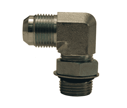 1238-12-16 Dixon Valve Zinc Plated Steel 90 deg. 1-1/16"-12 Male SAE O-Ring Boss Thread x 1-5/16"-12 Male SAE Screw Thread