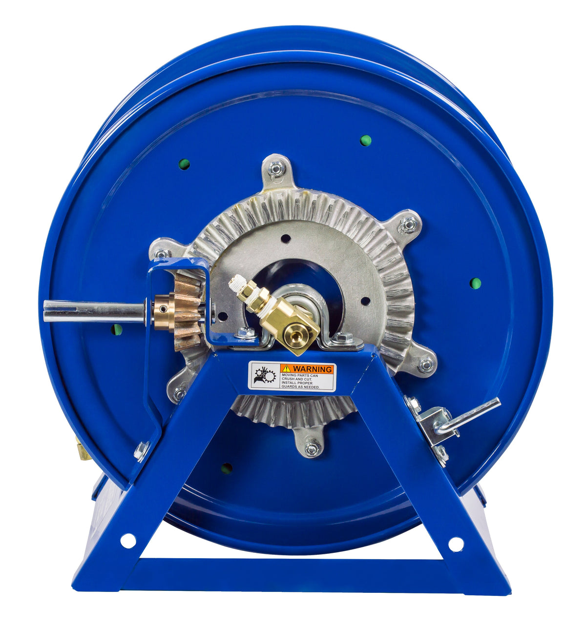 1275WT-3-250-C by Coxreels | 1275W Series | 200 PSI Dual Hose Hand Crank Hose Reel for Oxy-Fuel Welding (T-Grade) | 3/8" Hose ID, 3/8" FNPT Inlet x 3/8" MNPT Hose End | Steel | 250ft Neoprene Hose Included
