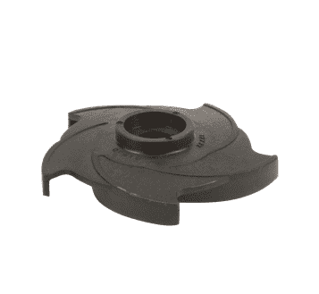 12772 by Banjo | Replacement Part for Centrifugal Pumps | 5 Vane Impeller | Polypropylene