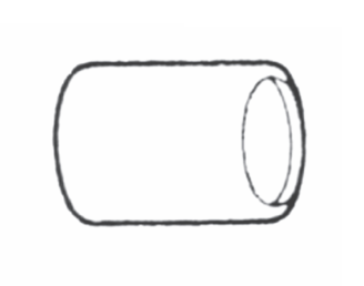 16FHS by Couplamatic | Suction & Return Line Coupling | 100R4 Ferrule | 1" Hose ID | 1.75" Ferrule OD | Straight | Trivalent Zinc