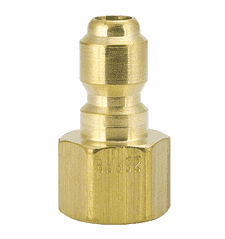 38FPB by ZSi-Foster | Quick Disconnect | FST Series | Plug | Straight Thru | 3/8" FPT | Brass