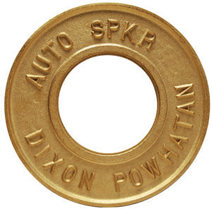 REP250SP Dixon Cast Brass Standpipe Branded Round Identification Plate - 2-1/2" Pipe Size - 7-5/8" OD - 3-1/4" Hole Size