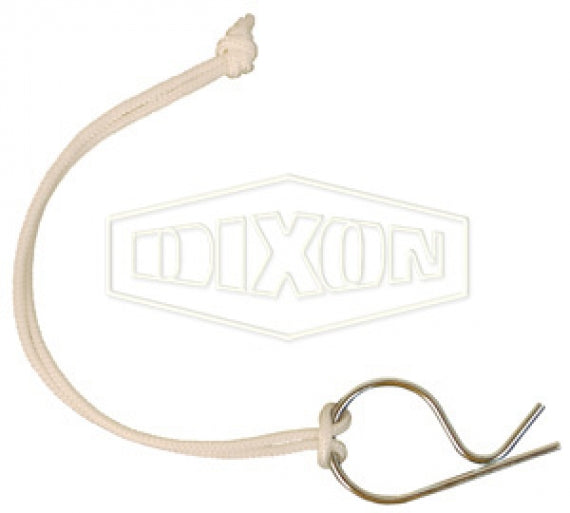 ACL2 by Dixon Valve | Cam & Groove | Lanyard with Clip for Boss-Lock Couplings | 1-1/4" - 4" Size | Carbon Steel / Nylon