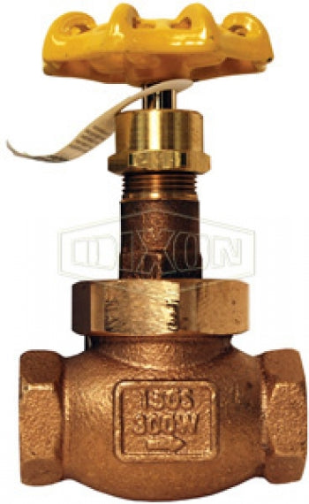 DGLBV100 by Dixon Valve | Domestic Globe Valve | 1" Female NPT x 1" Female NPT | Bronze
