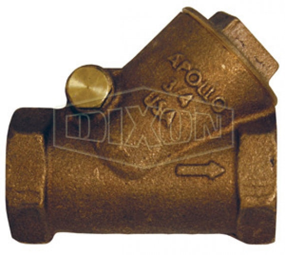 DSCV75 by Dixon Valve | Domestic Swing Check Valve | 3/4" Female NPT x 3/4" Female NPT | Brass