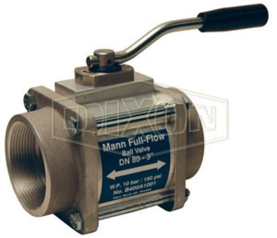 1WAYBV200 by Dixon Valve MannTek | Full Flow Ball Valve | One-Way | 2" Female NPT x 2" Female NPT | Aluminum