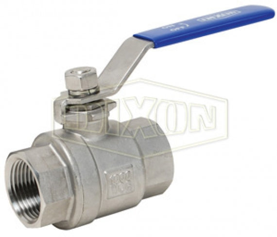 SSBV25 by Dixon Valve | Ball Valve | Full Port | 1/4" Female NPT x 1/4" Female NPT | 316 Stainless Steel