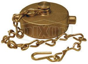 FC250F-D Dixon Cast Brass Cap - Pin Lug - 2-1/2" Female NST(NH) (Domestic)