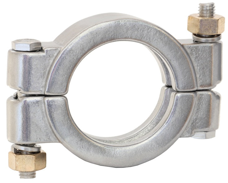 13MHP1000 Dixon Valve 304 Stainless Steel Bolted Sanitary Clamp - 10" Tube OD
