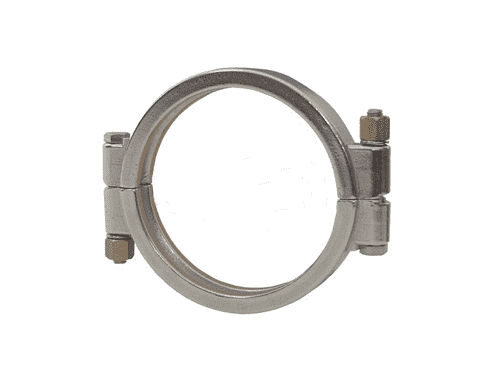 13MHPV400 Dixon Valve 304 Stainless Steel Sanitary 4" Pipe Size Bolted Clamp