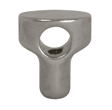 13WNX Dixon Valve Sanitary 304 Stainless Steel Cross Hole Wing Nut: 5/16"-18