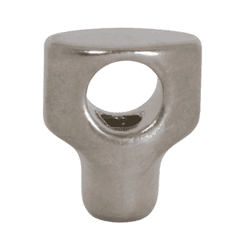 13WNXM Dixon Valve Sanitary 304 Stainless Steel Mini Cross Hole Wing Nut: 5/16"-18 for 1/2" - 3/4" Clamps