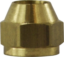 14001 (14-001) by Midland | Space Heater Fitting | 9/16-24 Fine Thread Flare Nut | 3/8" OD | Brass