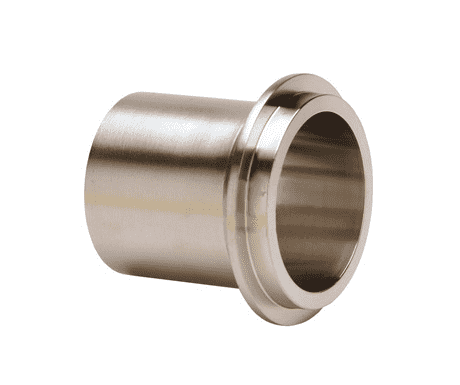14WLI-G400 Dixon Valve 304 Stainless Steel Sanitary Male I-line Long Weld Ferrule - 4" Tube OD