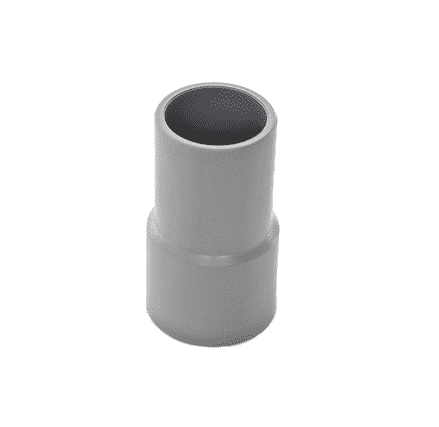 150EW by Flexaust | Standard Screw Cuff | 1.5" Hose ID | Gray