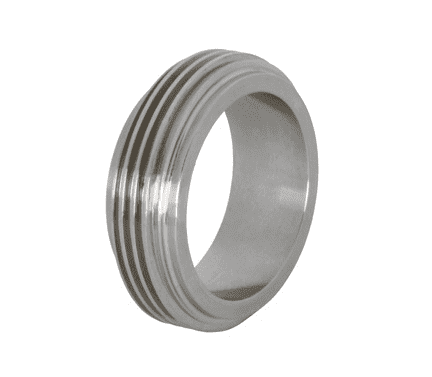 15A-R200SMS Dixon Valve Bradford Sanitary European Fitting - 316 Stainless Steel SMS Welding Male - 2" Tube OD - 51 DN Size