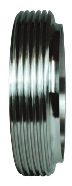 15TRFJP-R400 Dixon Valve John Perry Threaded Short Weld Ferrule - 4" Tube OD - 316L Stainless Steel