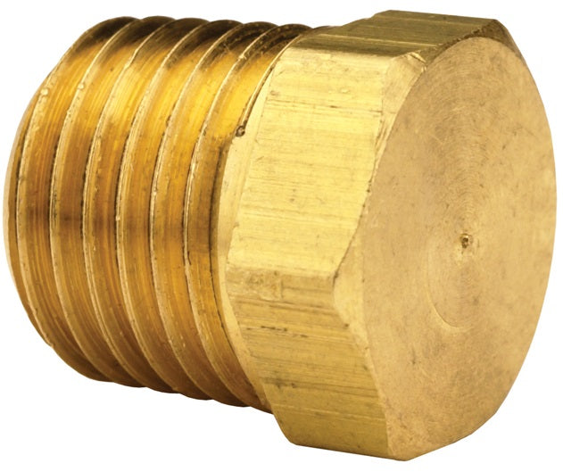 1630800C by Dixon Valve | Hex Head Plug | 1/2" Male NPTF | Brass