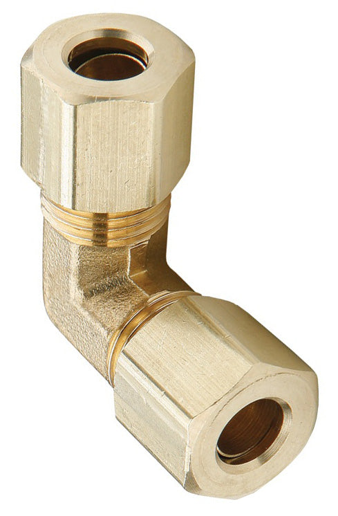 165C-03 by Dixon Valve | Compression Fitting | Union 90° Elbow | 3/16" Tube OD x 3/16" Tube OD | Brass