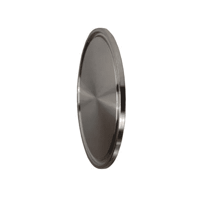 16AMP-R50-75 Dixon Valve 316L Stainless Steel Solid Sanitary End Cap - 1/2" - 3/4" Tube OD