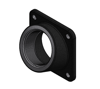 17002 by Banjo | Replacement Part for Centrifugal Pumps | 2" Threaded Inlet Flange