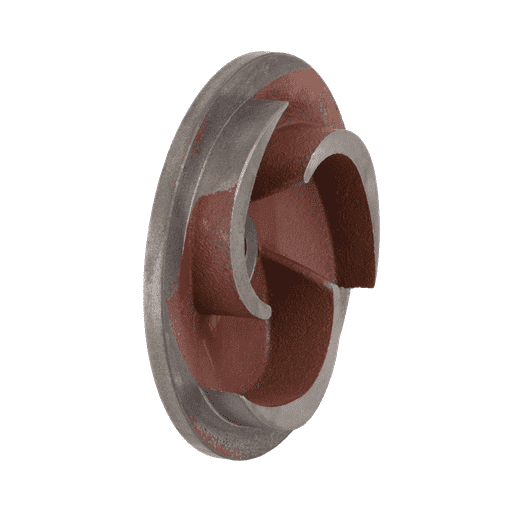 17008-4.1 by Banjo | Replacement Part for Centrifugal Pumps | 4.1" Trimmed Impeller for Cast Iron Pump